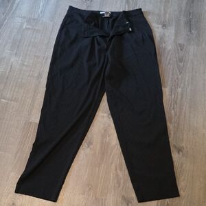 Merona Black Pinstripe Dress Trousers